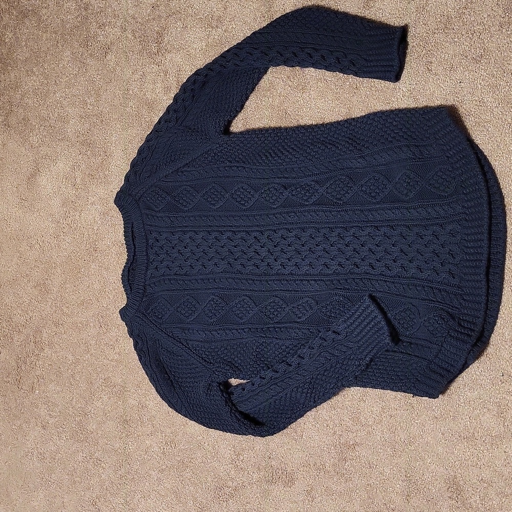 100% Cotton Cable Knit Sweater